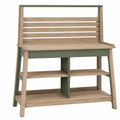 Table de Rempotage en Bois pour Jardin Vert et Nature