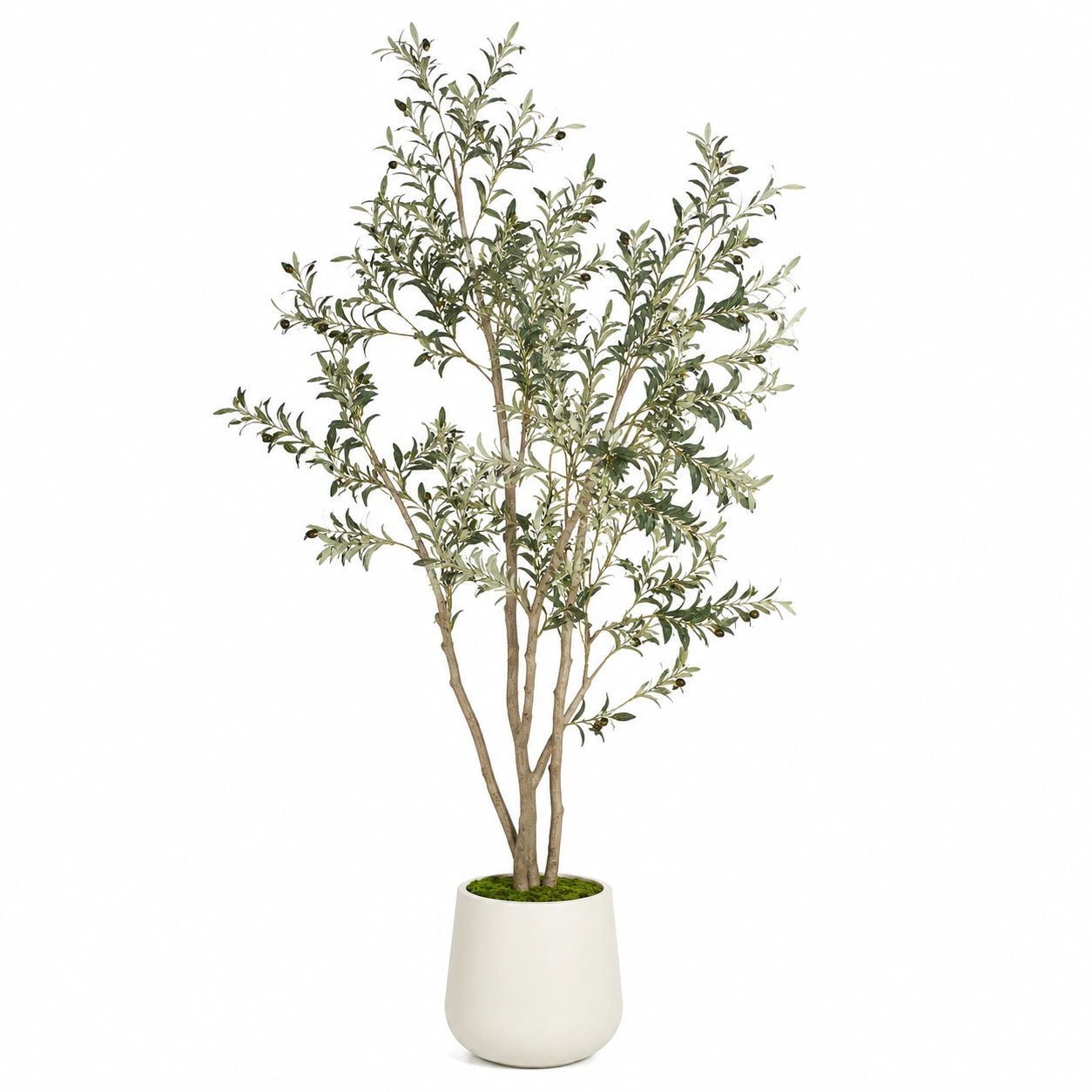 Arbre d'Olivier Artificiel Intérieur 150 cm avec Pot en Céramique