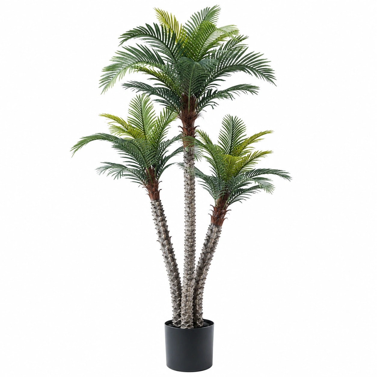 Plante Artificielle Palmier Vert avec Pot 200cm