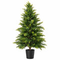 Sapin Artificiel Décoratif Vert 150 cm avec Pot