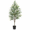 Arbre Artificiel Vert 180 cm avec Feuillage Réaliste
