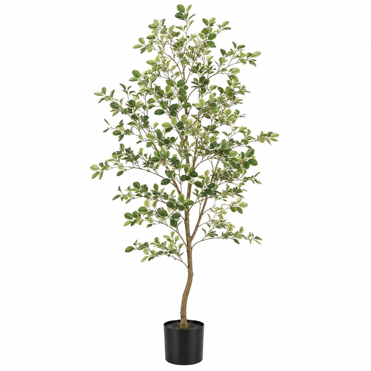 Arbre Artificiel Vert avec Pot, Hauteur 210 cm