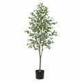 Arbre artificiel en pot eucalyptus vert 180 cm