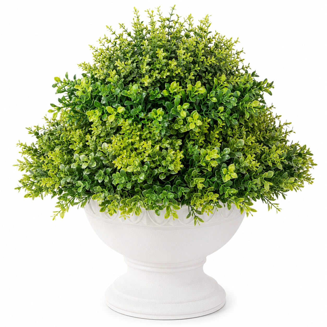 Plante Verte Artificielle en Pot avec Feuillage Luxuriant