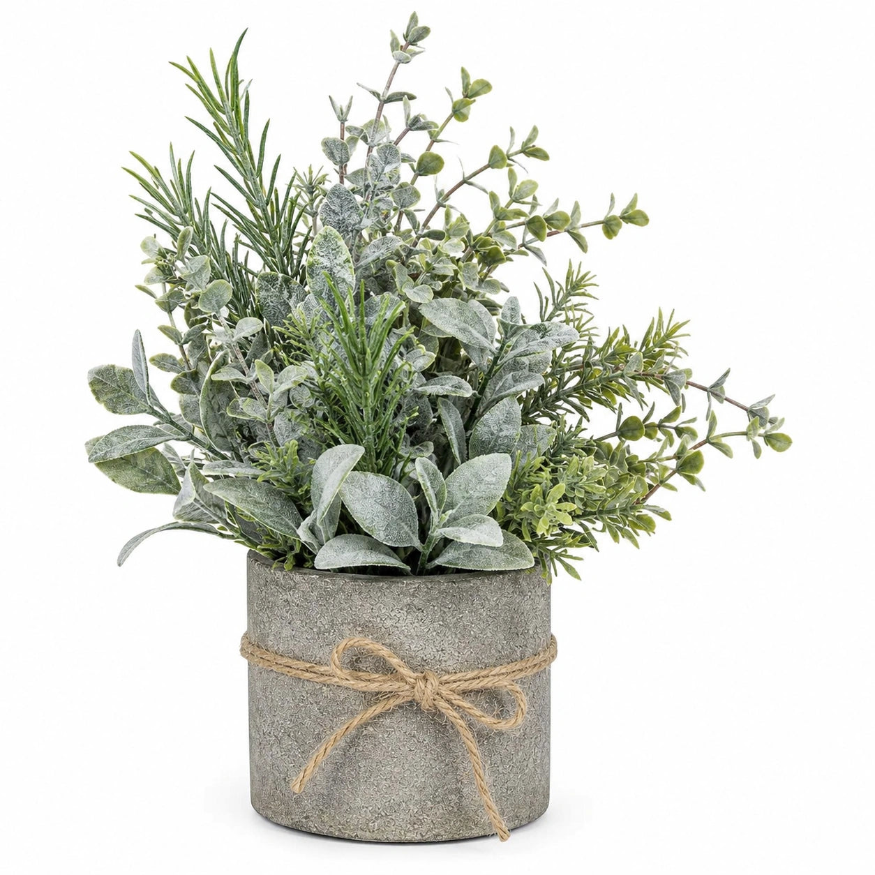 Plante Artificielle en Pot avec Ficelle de Jute 20cm
