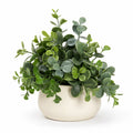 Plante Artificielle Décorative en Pot Vert de 20 cm