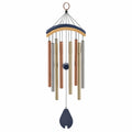 Carillon éolien multicolore en métal - 80 cm