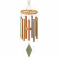 Carillon à vent multicolore en or, argent et cuivre pour intérieur et extérieur