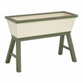 Jardinière Surélevée Extérieure Vert et Beige